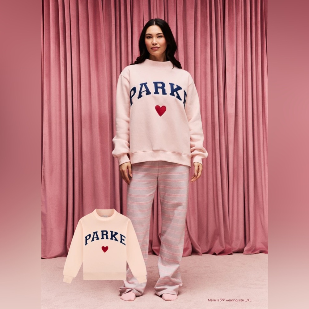 Parke Heart Varsity Mockneck